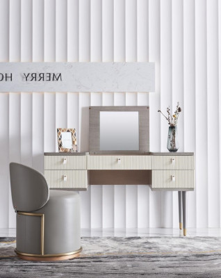Kaptafel console tafel secretaris make-up spiegel ladekast krukje