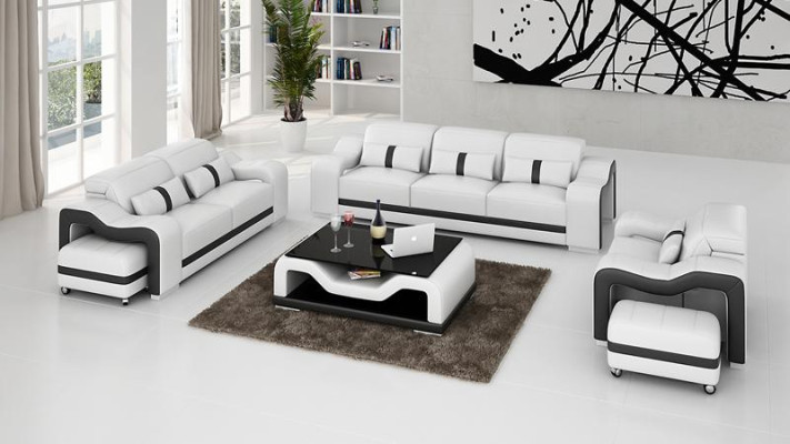 Sofa set Moderne bank bank zitplaatsen 3+1+1 compleet set Nieuw woonkamer