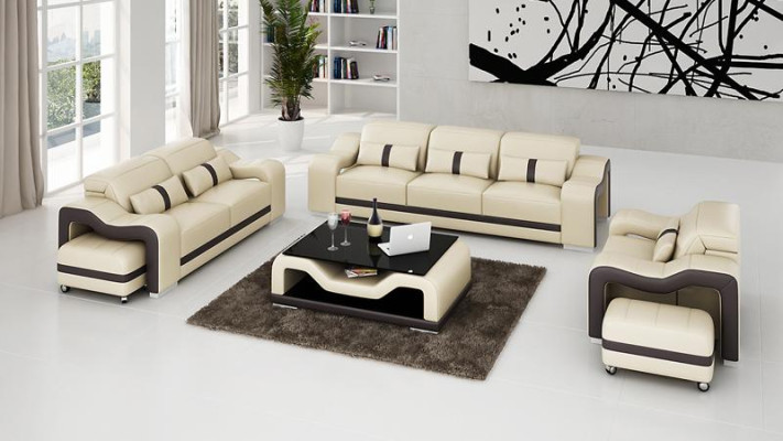 Sofa set Moderne bank bank zitplaatsen 3+1+1 compleet set Nieuw woonkamer