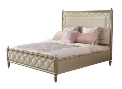 Slaapkamer Klassiek bed Hotelbedden Tweepersoonsbed Ontwerp Hout Luxe