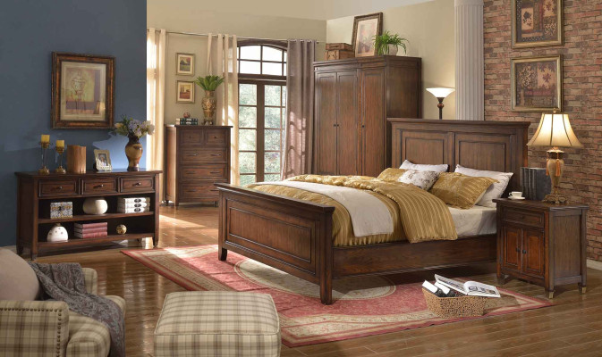 Bed Ontwerp Dubbel Hotelbedden Huwelijk Slaapkamer Hout Luxe Bed