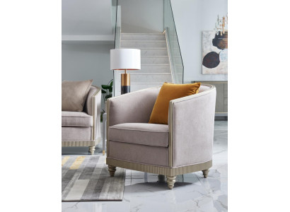 Fauteuil met één zitplaats Koninklijke stoel Troon Kussen Loungestoel Bank Hotel