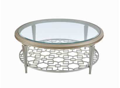 Salontafel Bijzettafel Glazen tafel Woonkamer Designtafel Meubels Rond