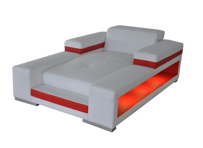 Moderne Lederen Comfort Ligstoel Ligstoel Relaxfauteuil Chaise Longue Ligbed