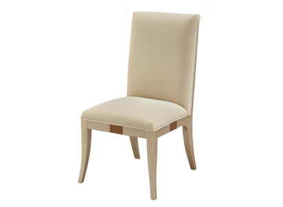 Lederen stoel fauteuil bekleding luxe stoel designerstoel eetkamer houten stoelen