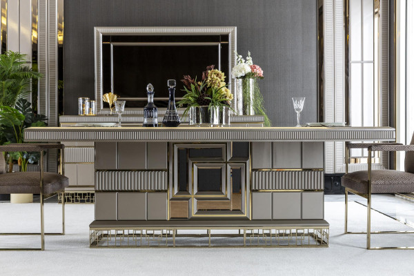 Eettafel Grijs Moderne Eetkamer Mooi Keuken Houten Tafels Design Luxe Metaal Nieuw
