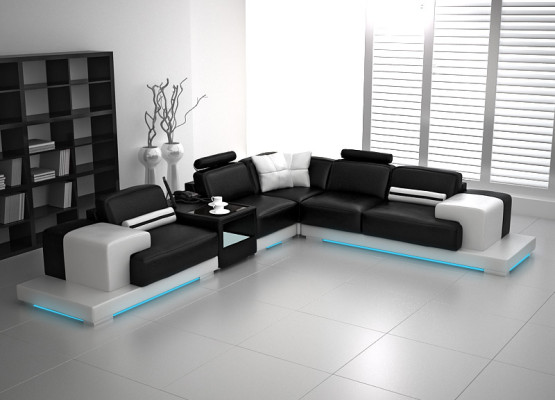 Leren bank Bank Woonlandschap Hoekbank Hoekbank met USB Nieuw Leerbank Bank Woongebied Hoekbank Hoekbank met USB Nieuw