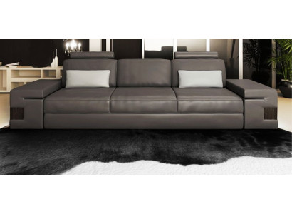 Grote banken van textiel met 3 zitplaatsen, bank, gestoffeerde zitplaats, driezits luxe nieuw.