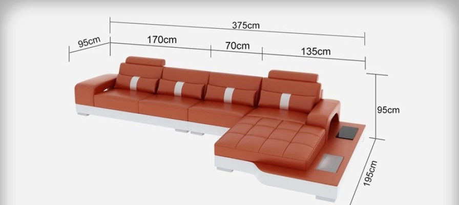 Ontdek comfort en stijl met onze moderne gestoffeerde L-vormige hoekbank.
