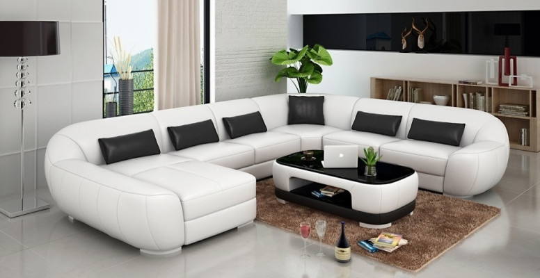Stijlvolle U-vormige hoekbank Modern ontwerp voor maximaal comfort in uw woonkamer