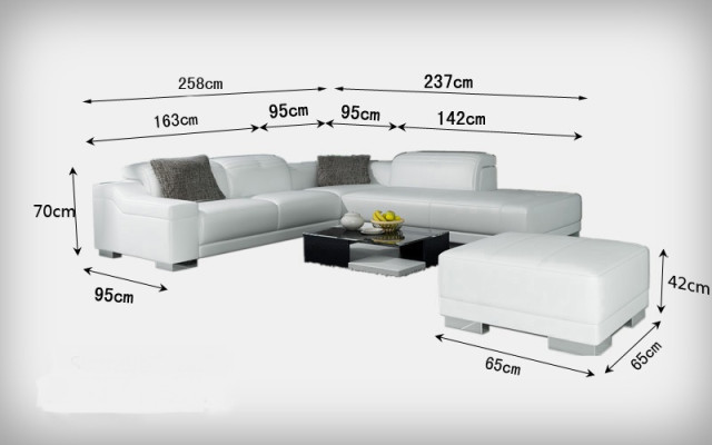 Exclusieve stijl en functionaliteit Het ultieme multifunctionele L-vormige bankstel