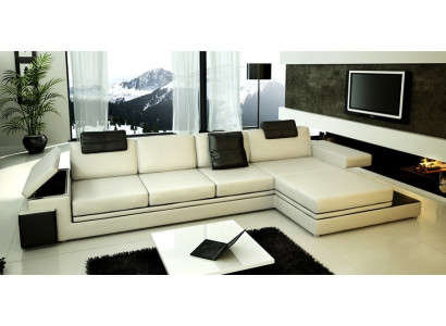 Comfort in perfectie. De prachtige hoekbank voor uw moderne woonkamer.