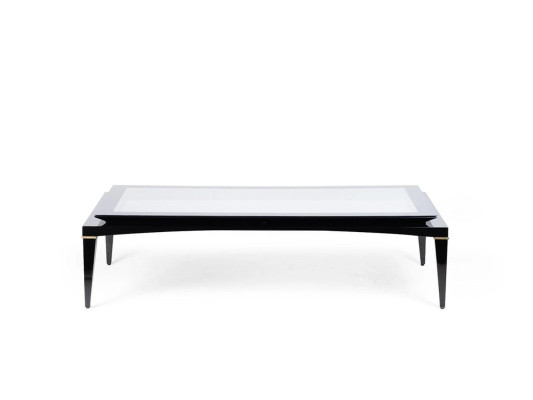Zwarte salontafel woonkamer luxe design meubels koffietafel tafel nieuw