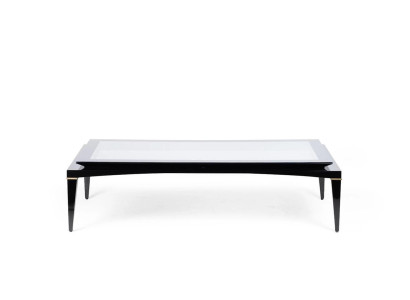 Zwarte salontafel woonkamer luxe design meubels koffietafel tafel nieuw