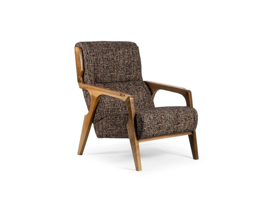 Luxe fauteuil zits woonkamer zit stof polyester stijl modern design nieuw