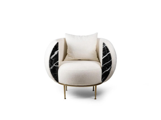 Ontwerp woonkamer fauteuil luxe bank nieuw gestoffeerd modern textiel nieuw meubilair