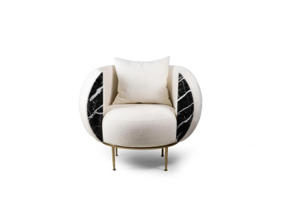 Ontwerp woonkamer fauteuil luxe bank nieuw gestoffeerd modern textiel nieuw meubilair