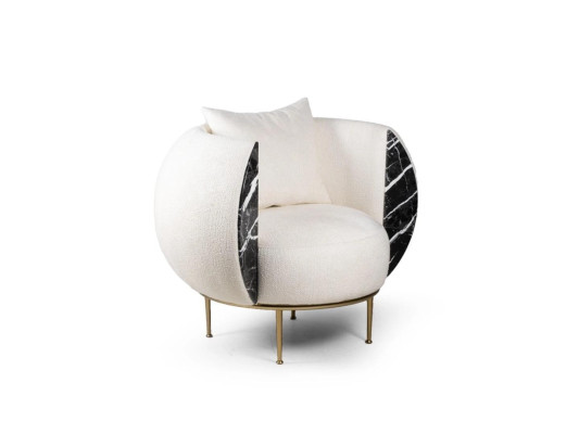 Ontwerp woonkamer fauteuil luxe bank nieuw gestoffeerd modern textiel nieuw meubilair