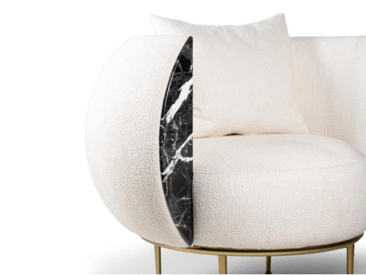 Ontwerp woonkamer fauteuil luxe bank nieuw gestoffeerd modern textiel nieuw meubilair