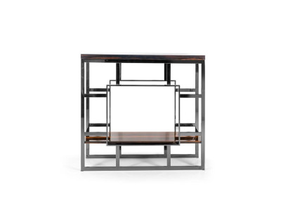 Console tafel houten tafel roestvrij stalen console luxe woonkamer design
