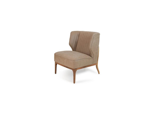 Grijze fauteuil ontwerper zitbank moderne woonkamer bekleding nieuw