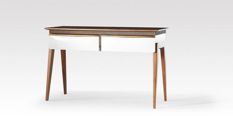 Woonkamer Bruin Console Tafel Modern Hout Tafel Console Luxe Ontwerp