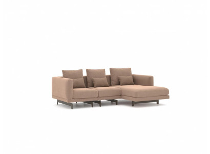 Ontwerper meubelen Beige hoekbank gestoffeerde meubels woonkamer bank bank