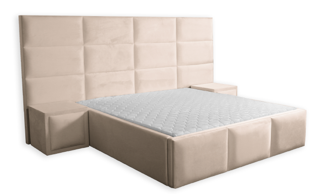 Boxspring Design Bed Bedden Matras Slaapkamer Luxe Hotel