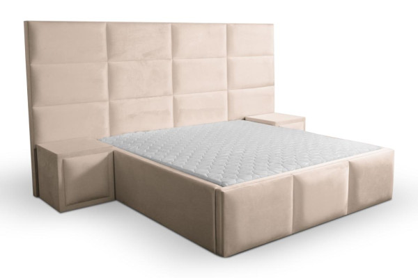 Tweepersoonsbed Bed Bekleding Bedden Ontwerp Slaapkamer Meubels Inrichting 180x200cm