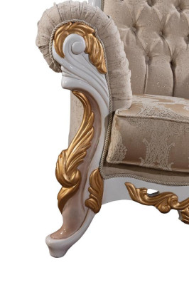Bankstel 3-zits stof driezitsbanken luxe woonkamer barokstijl bank barok
