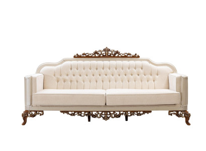 Bank 3-zits Chesterfield driezitter bankstellen luxe woonkamer barokstijl bank nieuw