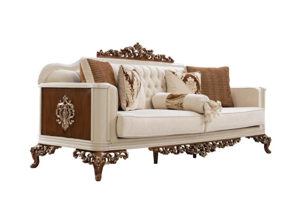 Bank 3-zits Chesterfield driezitter bankstellen luxe woonkamer barokstijl bank nieuw