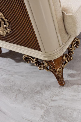 Bank 3-zits Chesterfield driezitter bankstellen luxe woonkamer barokstijl bank nieuw