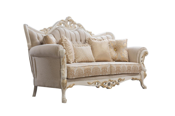 Bank 3-zits stof driesitsbanken Luxe woonkamer barok stijl bank barok