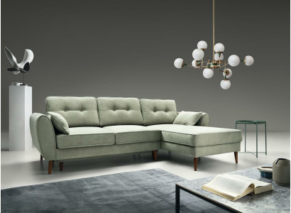 Sofas Ontwerp Hoekbank L-vorm Meubels Bed Functies Stof Leder Slaapbank
