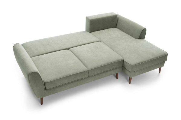 Sofas Ontwerp Hoekbank L-vorm Meubels Bed Functies Stof Leder Slaapbank