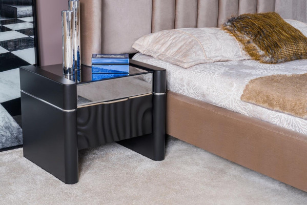 Slaapkamer set compleet Bed + 2x nachtkastjes + kledingkast 4-delig.