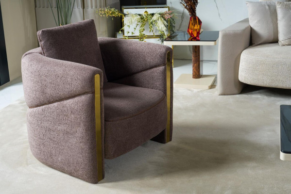 Ontwerp Fauteuil Luxe Fauteuil Relax Textiel Fauteuil Club Lounge Moderne Luxe