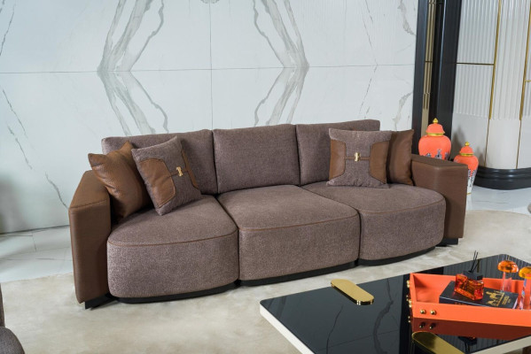 Bankstel 3-Zits Design Banken Gestoffeerde Bankstellen Relax Zitmeubels Modern Nieuw