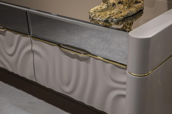 Luxe woonwand RTV laag tv-meubel standaard beige woonkamer meubels nieuw