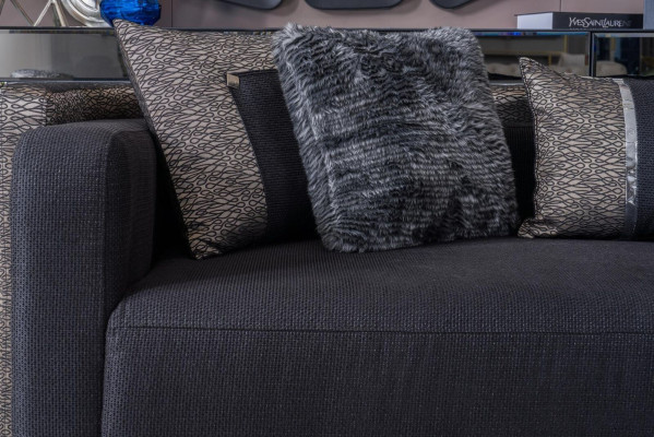 Bankstel 3+3+1 zitplaatsen, woonkamerset compleet textielbank fauteuil hout nieuw