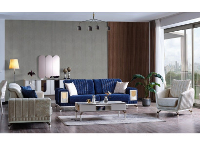 Bankstel 3+3+1 zits meubel luxe set Bankstel modern set Nieuw 3-delig