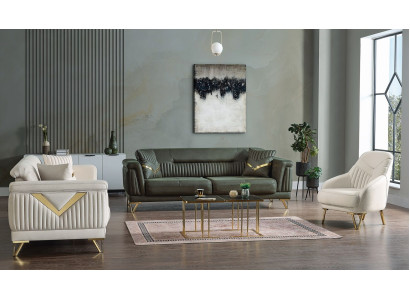 Ontwerp Modern Woonkamer Set Bankstel 3+3+1 Woonkamer Meubelset