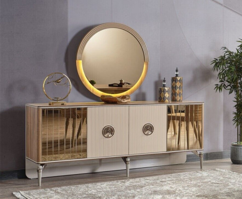 Ontwerp eetkamer compleet eettafel + 6x stoelen Modern meubilair houten tafel Nieuw