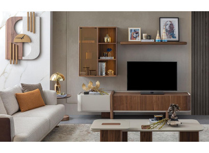 Woonwand Ontwerper Woonkamermeubels Wandkast Nieuw Wandplank