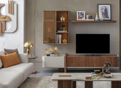 Woonwand Ontwerper Woonkamermeubels Wandkast Nieuw Wandplank