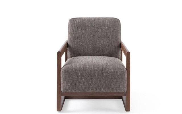 Ontwerp Luxe Stoel Relax Textiel Moderne Relaxfauteuil