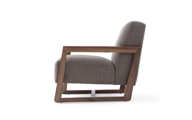Ontwerp Luxe Stoel Relax Textiel Moderne Relaxfauteuil