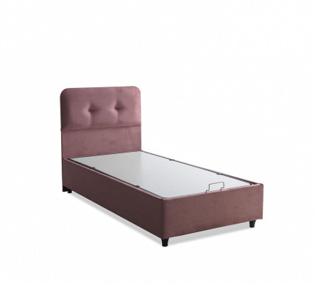 Bedontwerp Bedden Luxe Beklede Slaapkamermeubels Nieuw Modern Roze 90x190