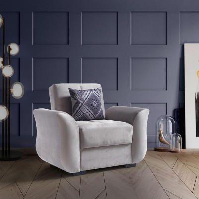 Ontwerp Zits Luxe Stoel Relax Textiel Wit Stoel Relaxfauteuil Modern